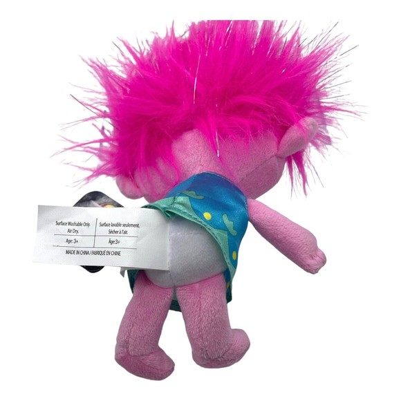 Dreamworks Poppy Just Play Trolls World Tour Small Plush Stuffed Animal Toy NWT - Picture 7 of 10